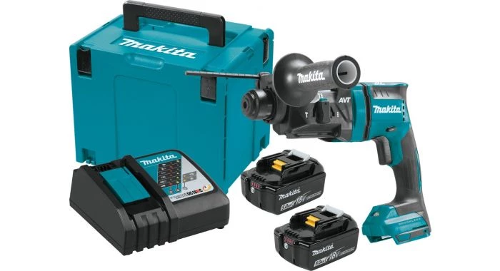 Perforateur burineur sans fil Makita DHR182RTJ -Perforateur burineur sans-fil - 18V Li-ion - SDS-plus - Kit (2x 5,0 Ah) - 1,7 J - Brushless 1 Perforateur burineur sans fil Makita DHR182RTJ -Perforateur burineur sans-fil - 18V Li-ion - SDS-plus - Kit (2x 5,0 Ah) - 1,7 J - Brushless